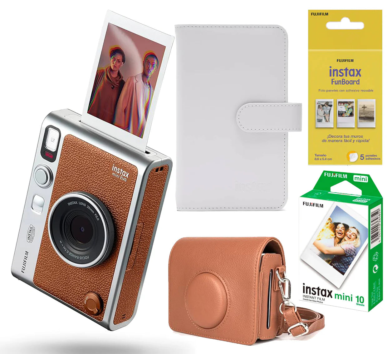 COMBO CAMARA INSTAX MINI EVO CAFE