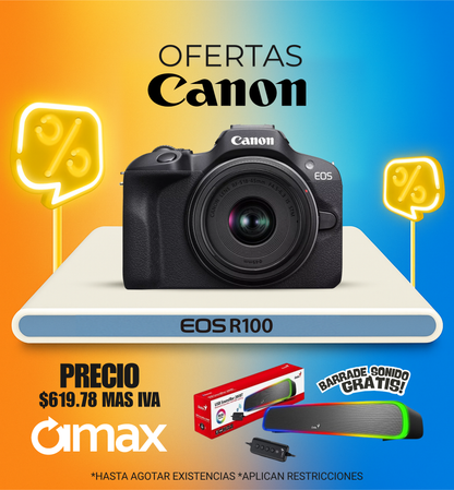 CAMARA EOS R100 RF 18-45MM IS STM