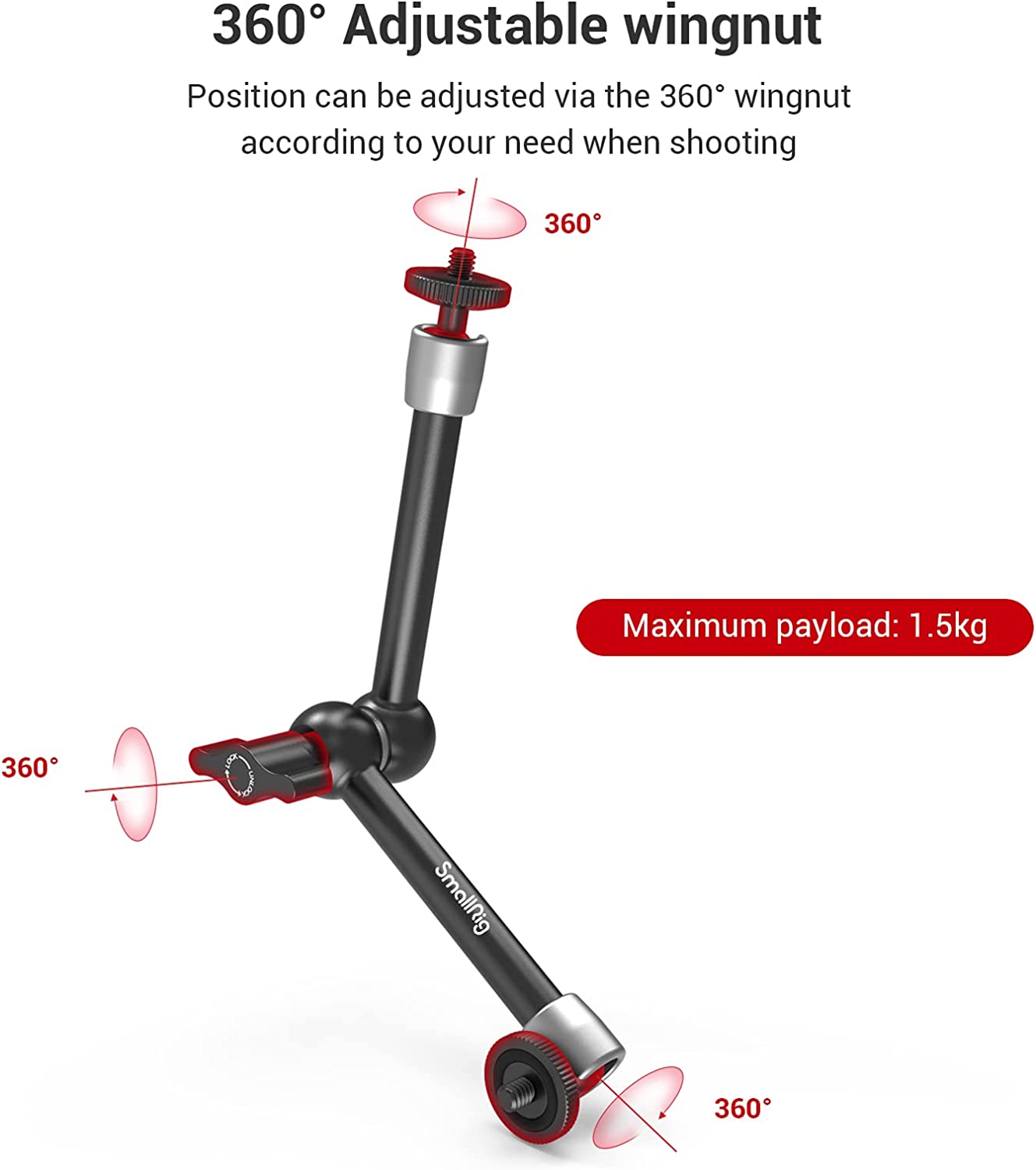 SMALLRIG CLAMP W1/4" AND 3/8" KBUM2732B