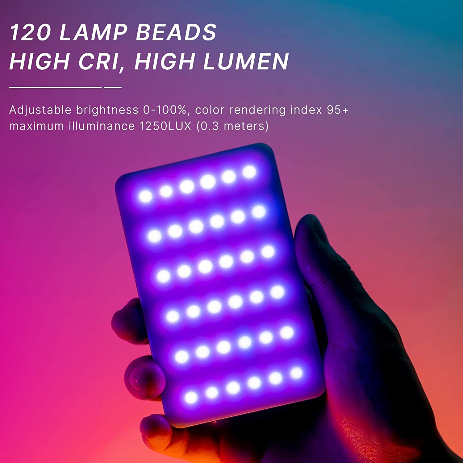 LUZ LED VIDEO VL120 RGB