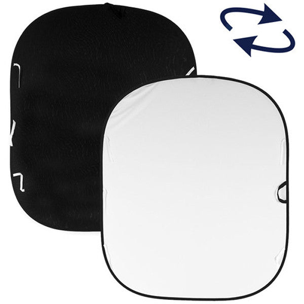 PLAIN COLL 1.5X1.8M BLK/WHITE LL LC5621