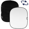 PLAIN COLL 1.5X1.8M BLK/WHITE LL LC5621
