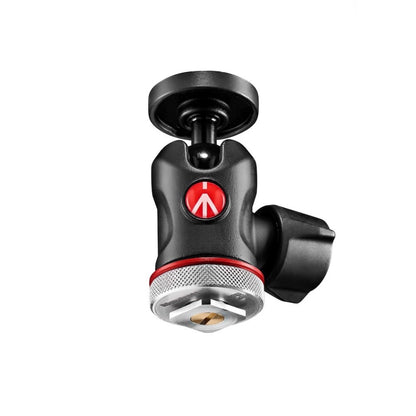 MICRO BALL MANFROTTO HEAD W/COLD SHOE