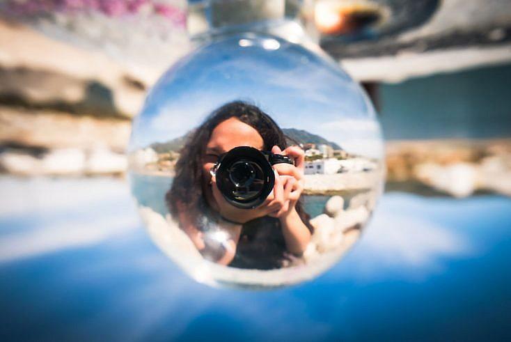 ESFERA DE CRISTAL PARA FOTOGRAFÍA 100MM