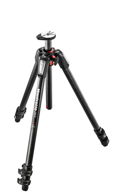TRIPODE MANFROTO 055 CARBON FIBRE 3-S COL HORIZONTAL